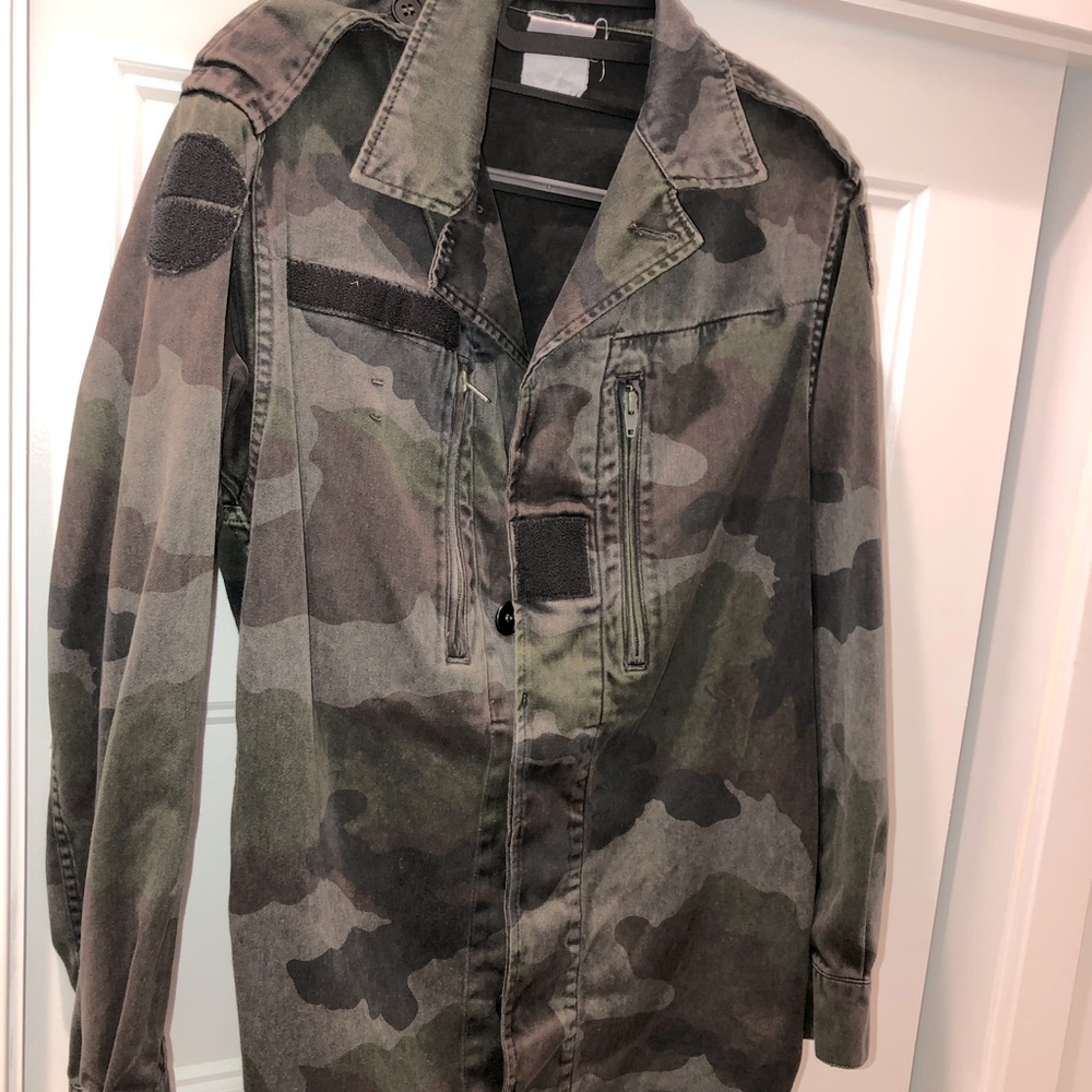 Military camo jacket